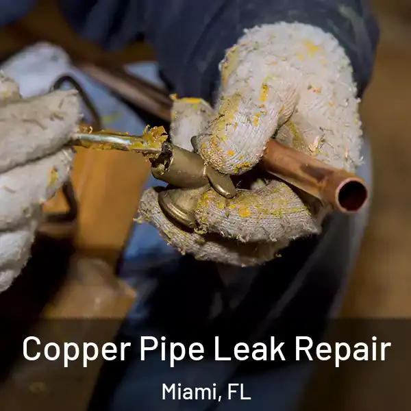  Copper Pipe Leak Repair Miami, FL
